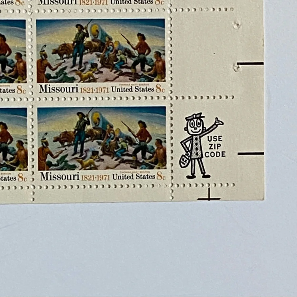 Missouri Stamps 1821 - 1971 US SCOTT 1426 Full Sheet Of 50 8 Cent MNH Vintage